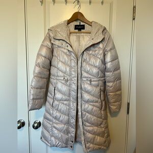 Marc New York Women's Light Gray Puffer Coat